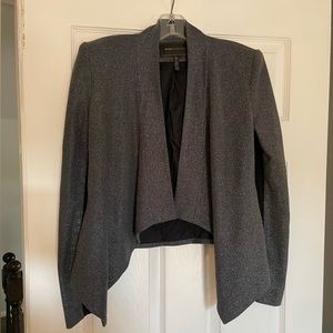 BCBG sparkle tapered jacket.